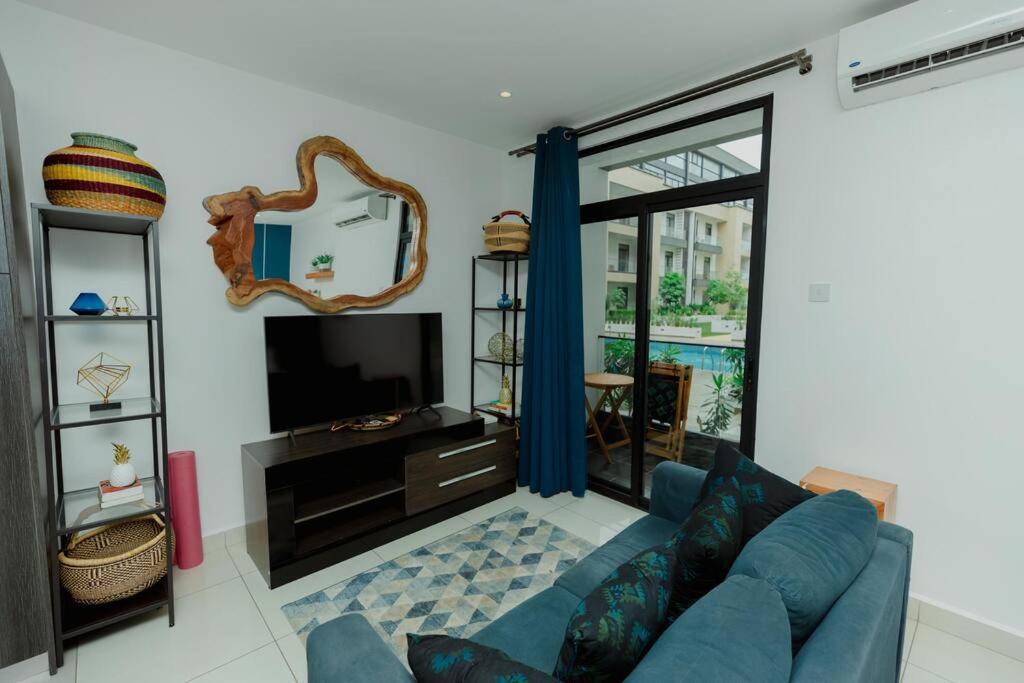 Enjoy Luxury Studio W/Pool @Embassy Gardens 阿克拉 外观 照片