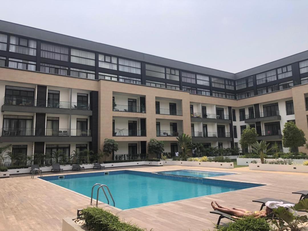Enjoy Luxury Studio W/Pool @Embassy Gardens 阿克拉 外观 照片